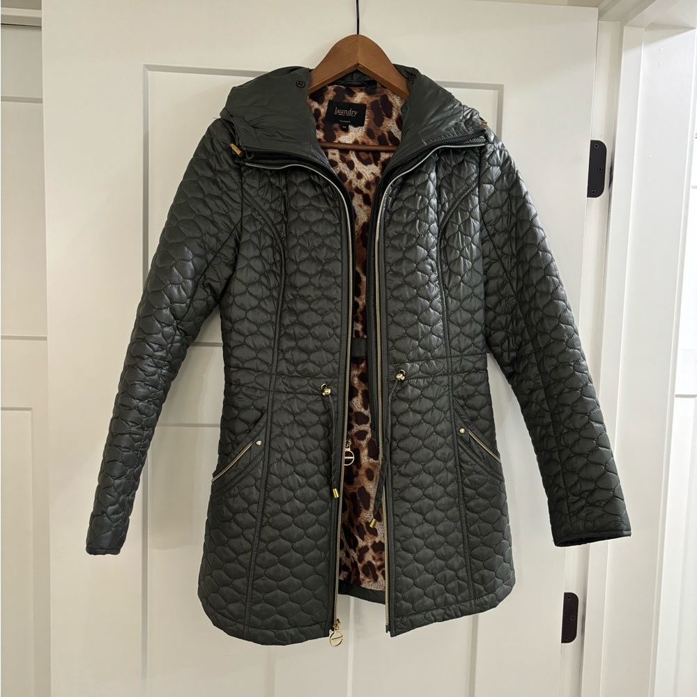 Woman’s XS Green Jacket - Laundry by Shelli Segal